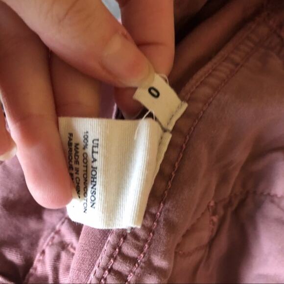 Ulla Johnson Patria Lace Up Trousers in Rose - Picture 4 of 5